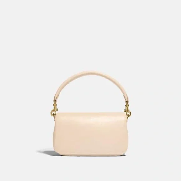 Coach Pillow Tabby Shoulder Bag 18 Color Brass/Ivory